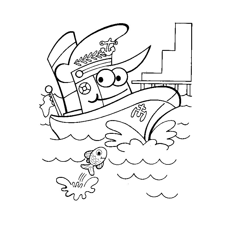 ぬりえページ: ボート・船 (交通機関) #137472 - 無料の印刷可能なぬりえページ