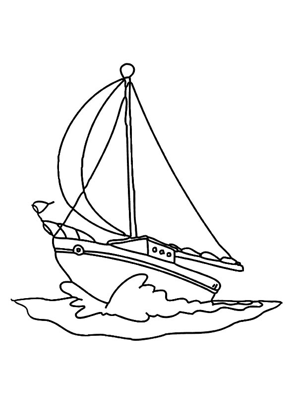 ぬりえページ: ボート・船 (交通機関) #137479 - 無料の印刷可能なぬりえページ