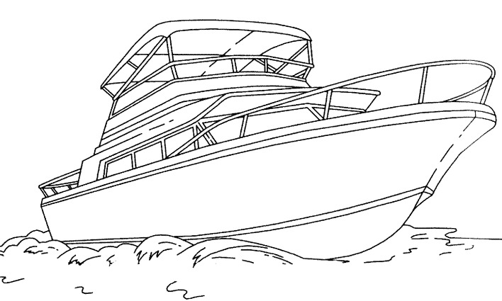 ぬりえページ: ボート・船 (交通機関) #137510 - 無料の印刷可能なぬりえページ