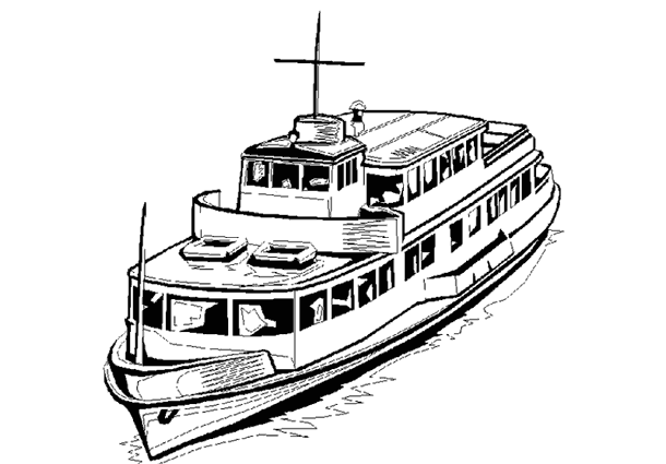ぬりえページ: ボート・船 (交通機関) #137519 - 無料の印刷可能なぬりえページ