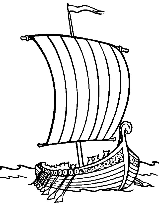 ぬりえページ: ボート・船 (交通機関) #137520 - 無料の印刷可能なぬりえページ
