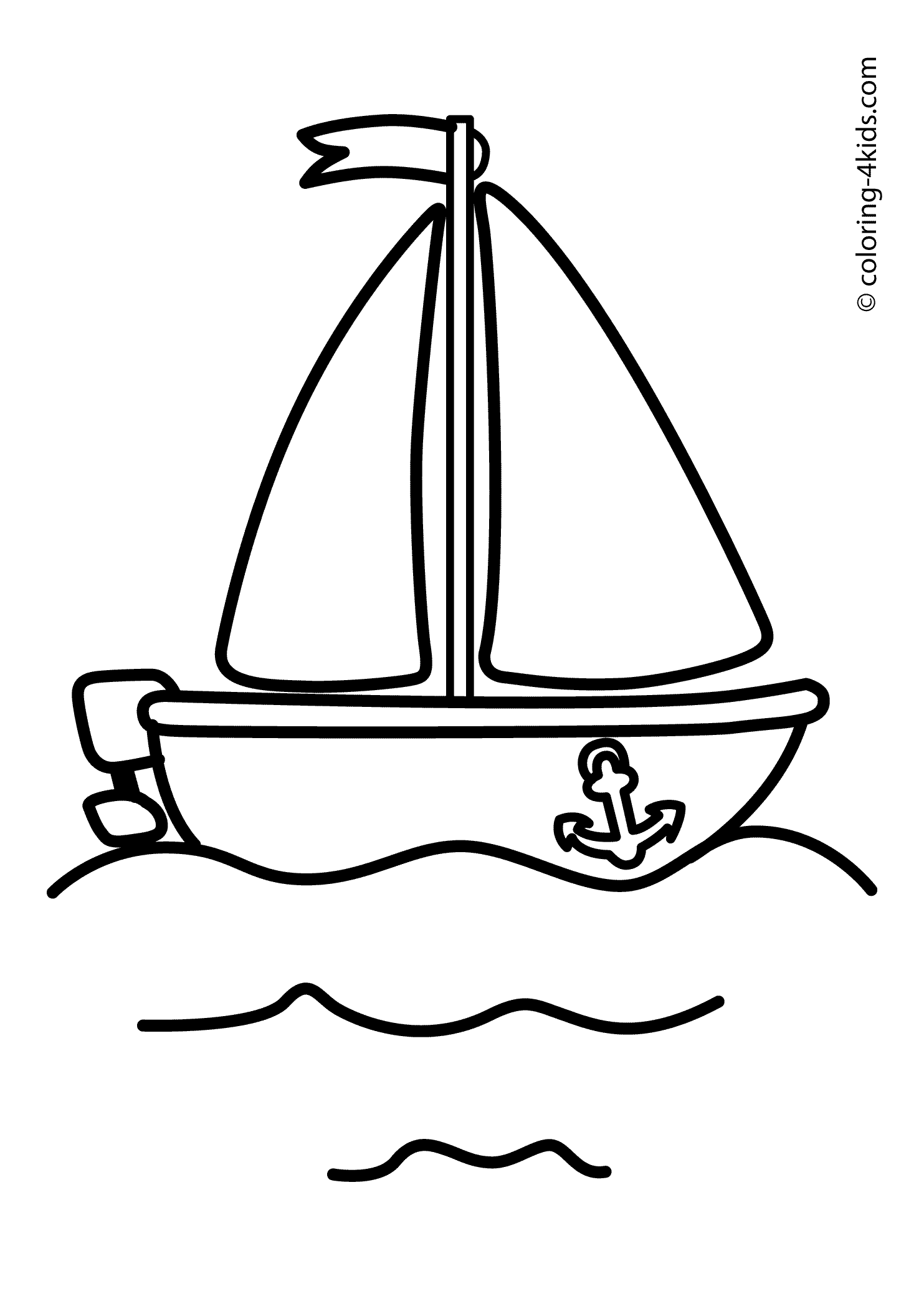 ぬりえページ: ボート・船 (交通機関) #137525 - 無料の印刷可能なぬりえページ