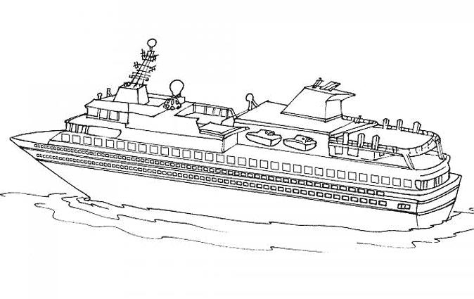 ぬりえページ: ボート・船 (交通機関) #137544 - 無料の印刷可能なぬりえページ