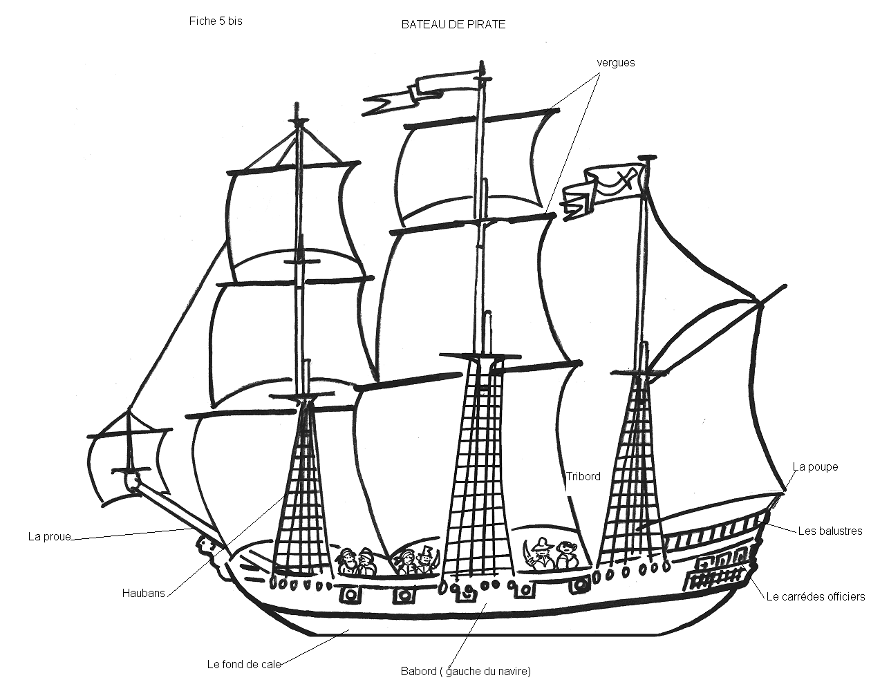 ぬりえページ: ボート・船 (交通機関) #137573 - 無料の印刷可能なぬりえページ