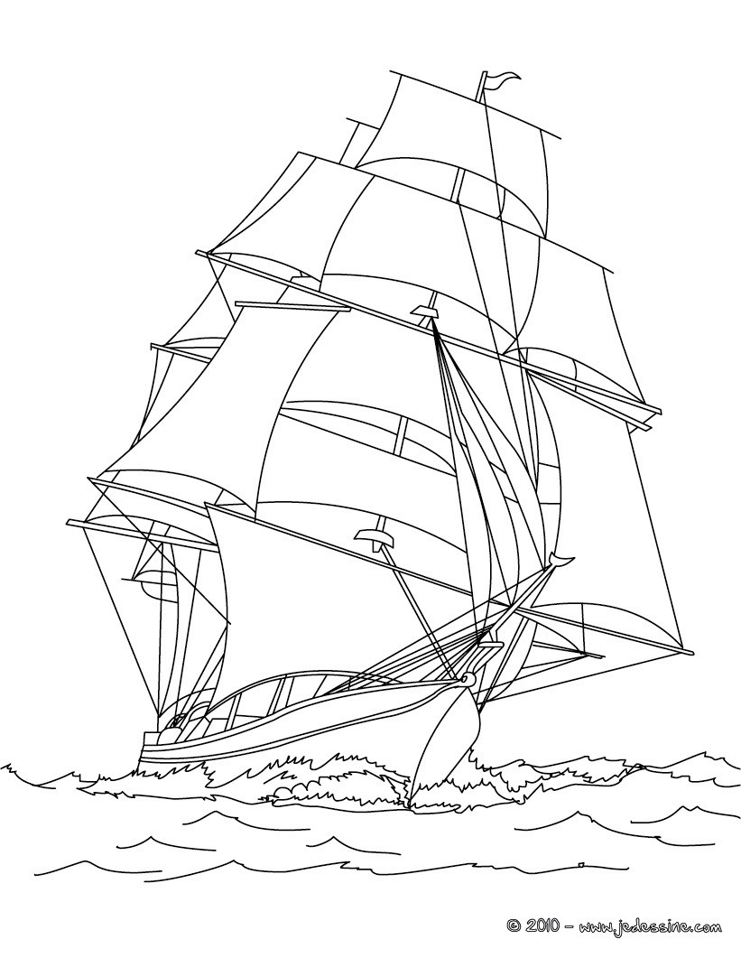 ぬりえページ: ボート・船 (交通機関) #137575 - 無料の印刷可能なぬりえページ
