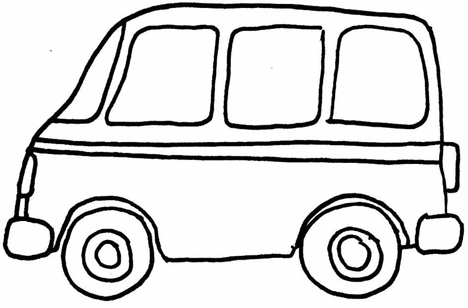 ぬりえページ: バス・コーチ (交通機関) #135310 - 無料の印刷可能なぬりえページ