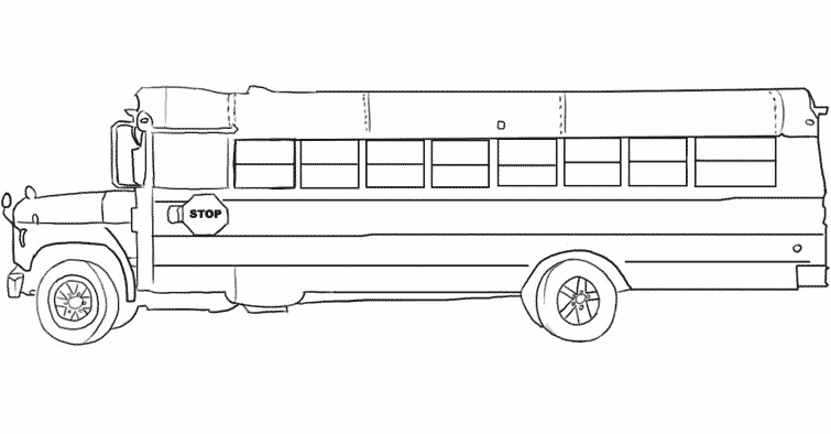 ぬりえページ: バス・コーチ (交通機関) #135320 - 無料の印刷可能なぬりえページ
