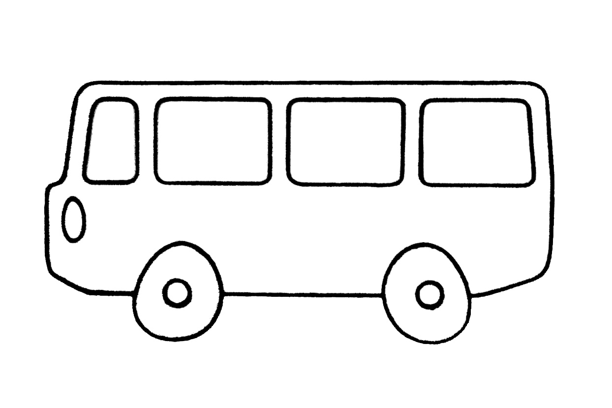 ぬりえページ: バス・コーチ (交通機関) #135322 - 無料の印刷可能なぬりえページ