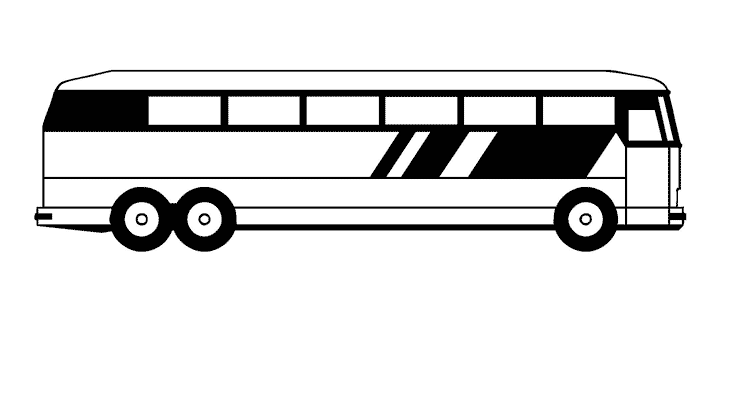 ぬりえページ: バス・コーチ (交通機関) #135327 - 無料の印刷可能なぬりえページ