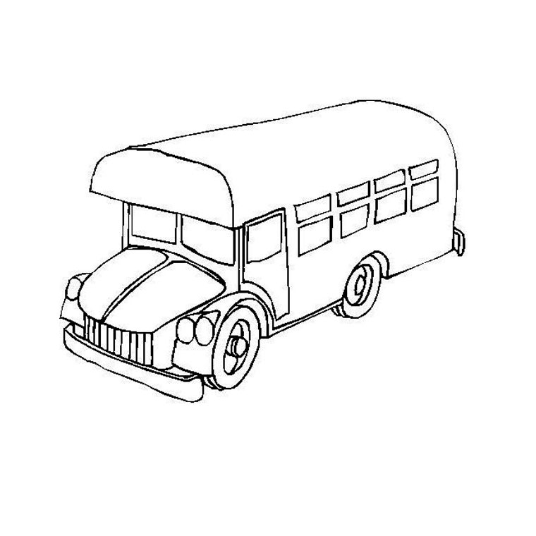 ぬりえページ: バス・コーチ (交通機関) #135348 - 無料の印刷可能なぬりえページ