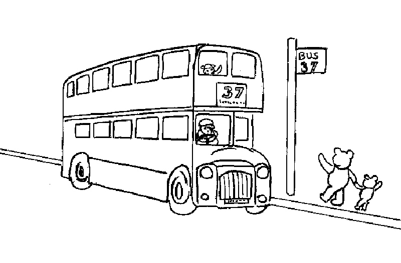 ぬりえページ: バス・コーチ (交通機関) #135350 - 無料の印刷可能なぬりえページ