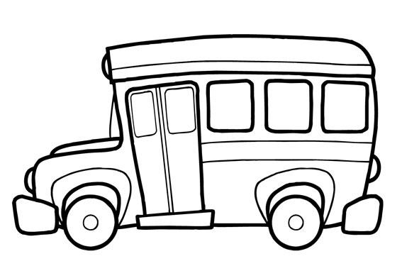 ぬりえページ: バス・コーチ (交通機関) #135353 - 無料の印刷可能なぬりえページ
