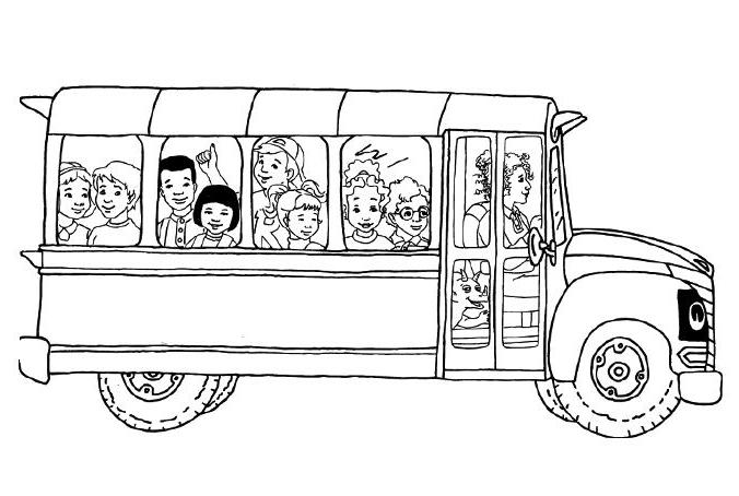 ぬりえページ: バス・コーチ (交通機関) #135385 - 無料の印刷可能なぬりえページ