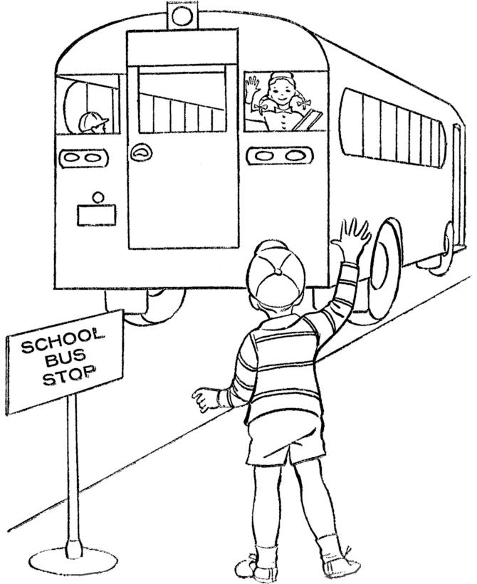 ぬりえページ: バス・コーチ (交通機関) #135396 - 無料の印刷可能なぬりえページ