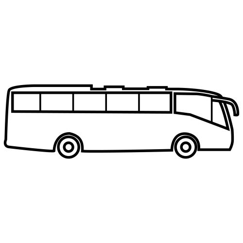 ぬりえページ: バス・コーチ (交通機関) #135427 - 無料の印刷可能なぬりえページ