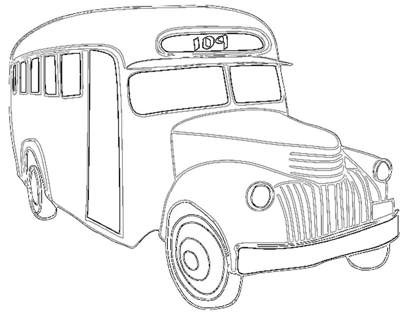 ぬりえページ: バス・コーチ (交通機関) #135460 - 無料の印刷可能なぬりえページ