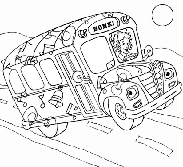 ぬりえページ: バス・コーチ (交通機関) #135490 - 無料の印刷可能なぬりえページ