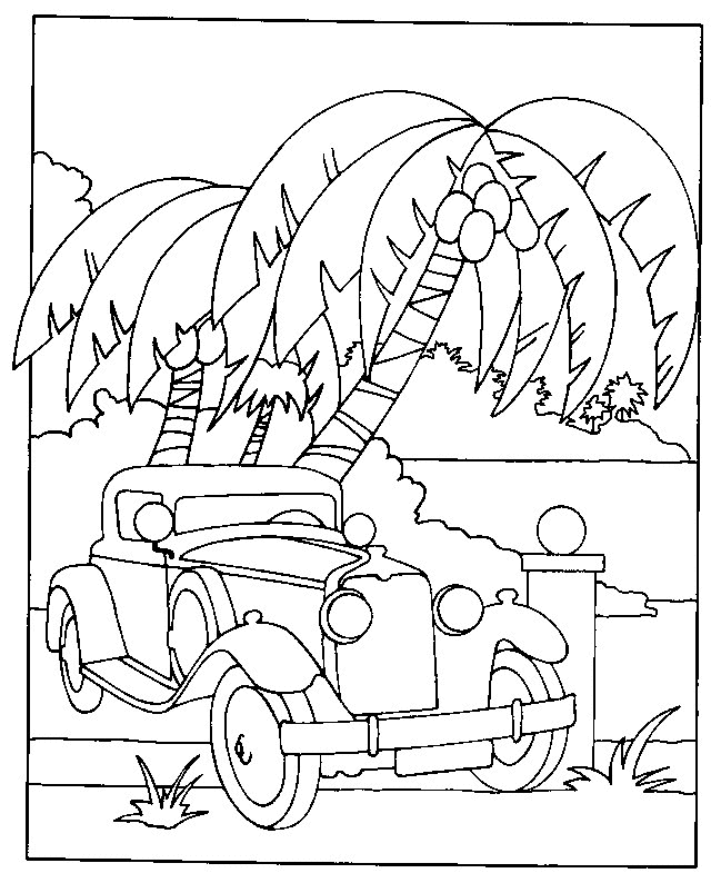 ぬりえページ: 車/自動車 (交通機関) #146535 - 無料の印刷可能なぬりえページ