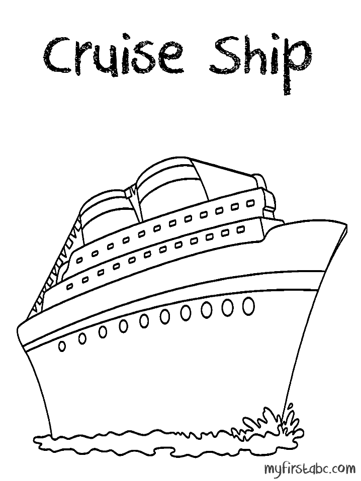 ぬりえページ: 定期船・クルーズ船 (交通機関) #140692 - 無料の印刷可能なぬりえページ