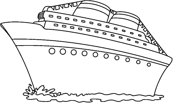ぬりえページ: 定期船・クルーズ船 (交通機関) #140785 - 無料の印刷可能なぬりえページ