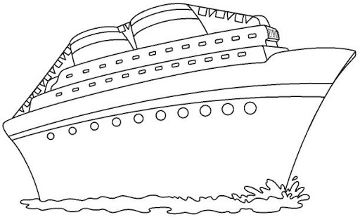 ぬりえページ: 定期船・クルーズ船 (交通機関) #140814 - 無料の印刷可能なぬりえページ