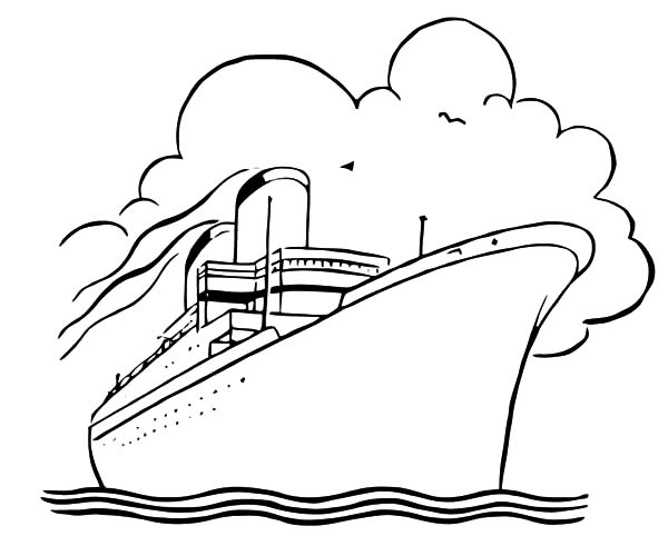 ぬりえページ: 定期船・クルーズ船 (交通機関) #140871 - 無料の印刷可能なぬりえページ