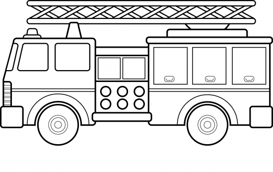 ぬりえページ: 消防車 (交通機関) #135778 - 無料の印刷可能なぬりえページ
