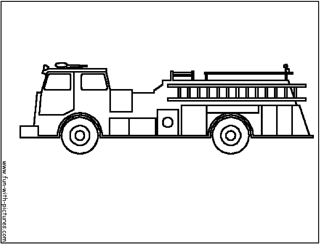 ぬりえページ: 消防車 (交通機関) #135886 - 無料の印刷可能なぬりえページ