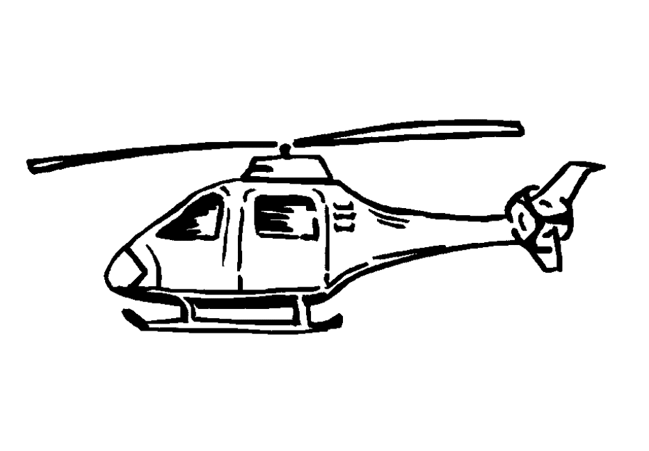 ぬりえページ: ヘリコプター (交通機関) #136029 - 無料の印刷可能なぬりえページ