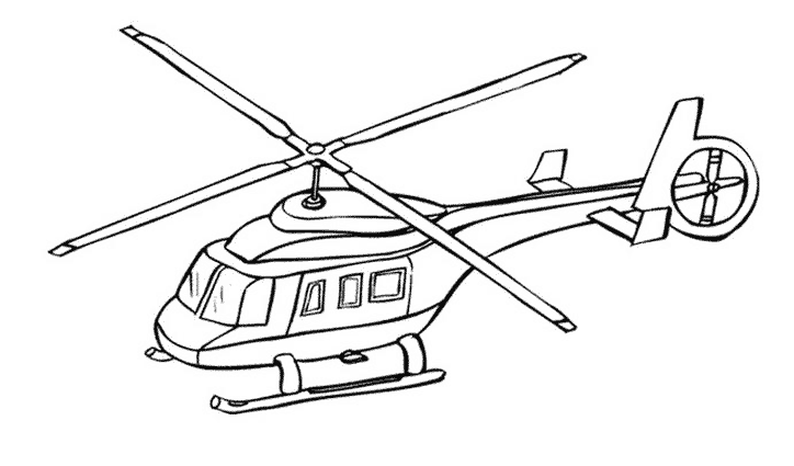 ぬりえページ: ヘリコプター (交通機関) #136030 - 無料の印刷可能なぬりえページ