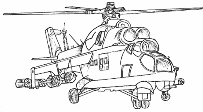 ぬりえページ: ヘリコプター (交通機関) #136037 - 無料の印刷可能なぬりえページ