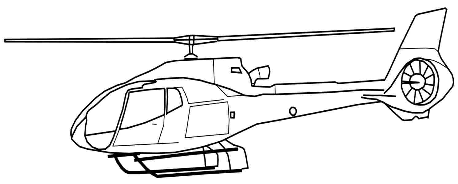 ぬりえページ: ヘリコプター (交通機関) #136043 - 無料の印刷可能なぬりえページ