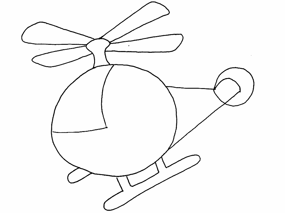 ぬりえページ: ヘリコプター (交通機関) #136073 - 無料の印刷可能なぬりえページ
