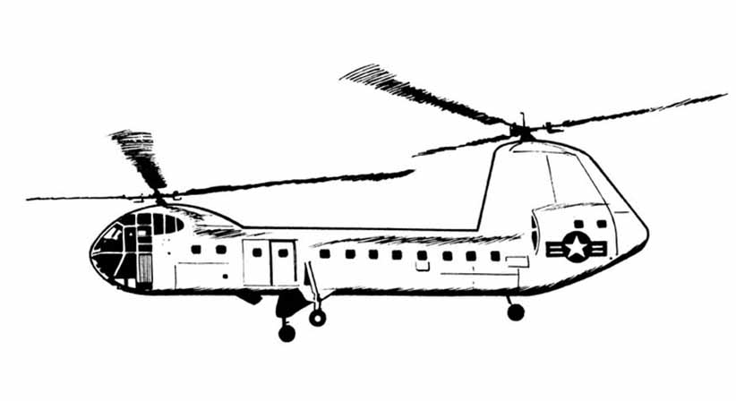 ぬりえページ: ヘリコプター (交通機関) #136074 - 無料の印刷可能なぬりえページ