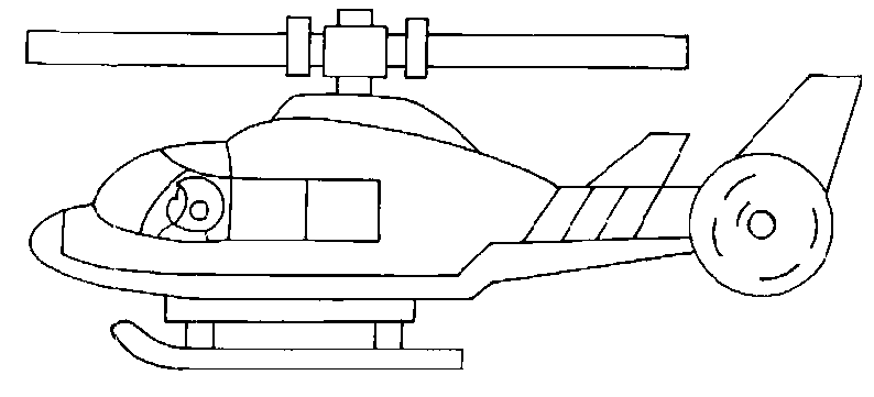 ぬりえページ: ヘリコプター (交通機関) #136142 - 無料の印刷可能なぬりえページ