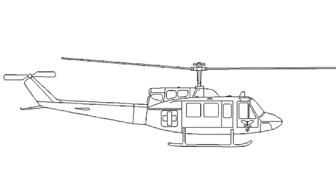 ぬりえページ: ヘリコプター (交通機関) #136143 - 無料の印刷可能なぬりえページ