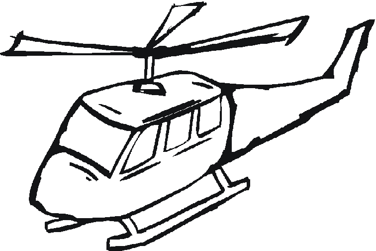 ぬりえページ: ヘリコプター (交通機関) #136160 - 無料の印刷可能なぬりえページ