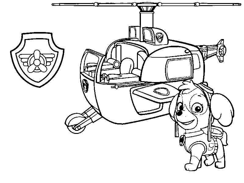 ぬりえページ: ヘリコプター (交通機関) #136181 - 無料の印刷可能なぬりえページ