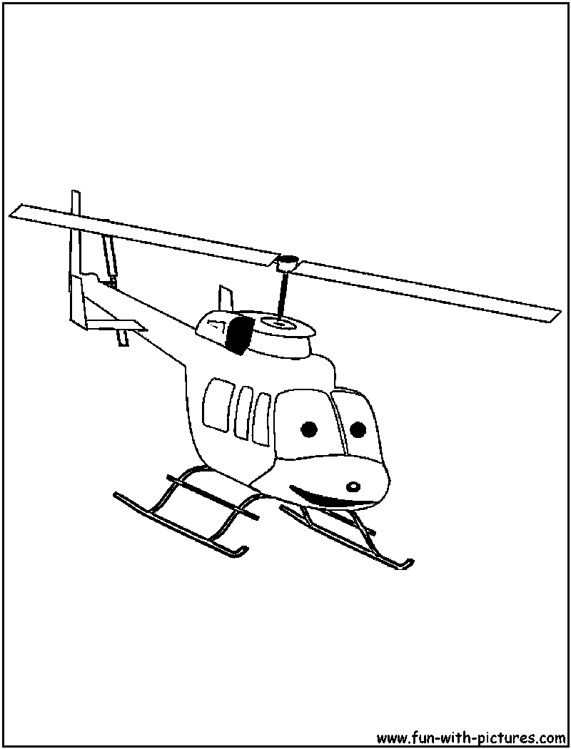 ぬりえページ: ヘリコプター (交通機関) #136197 - 無料の印刷可能なぬりえページ