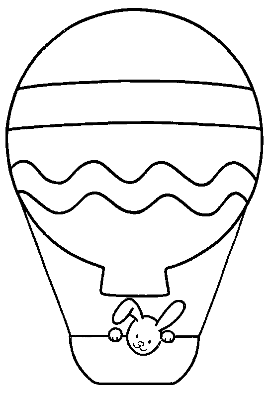 ぬりえページ: 熱気球 (交通機関) #134590 - 無料の印刷可能なぬりえページ