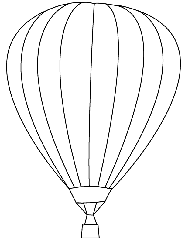 ぬりえページ: 熱気球 (交通機関) #134617 - 無料の印刷可能なぬりえページ