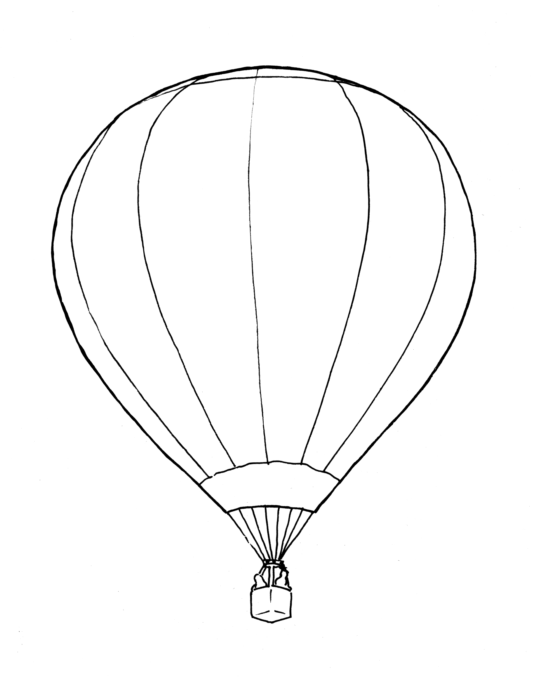 ぬりえページ: 熱気球 (交通機関) #134626 - 無料の印刷可能なぬりえページ