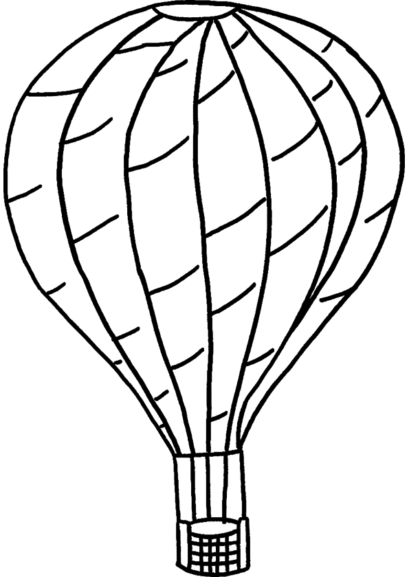 ぬりえページ: 熱気球 (交通機関) #134648 - 無料の印刷可能なぬりえページ