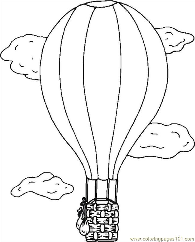 ぬりえページ: 熱気球 (交通機関) #134659 - 無料の印刷可能なぬりえページ