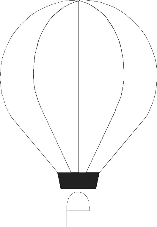 ぬりえページ: 熱気球 (交通機関) #134691 - 無料の印刷可能なぬりえページ