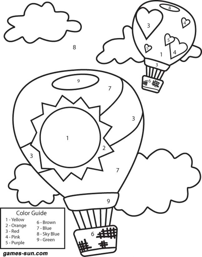 ぬりえページ: 熱気球 (交通機関) #134702 - 無料の印刷可能なぬりえページ