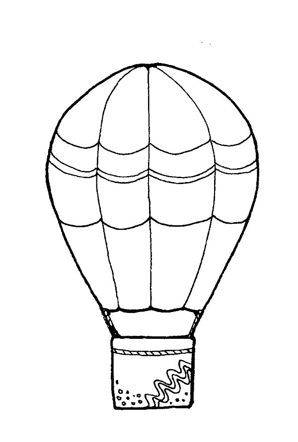 ぬりえページ: 熱気球 (交通機関) #134703 - 無料の印刷可能なぬりえページ