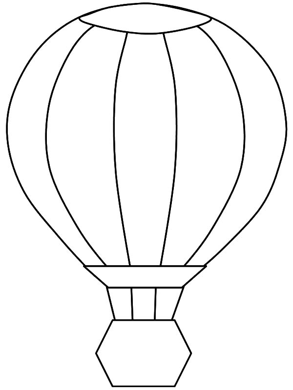 ぬりえページ: 熱気球 (交通機関) #134715 - 無料の印刷可能なぬりえページ