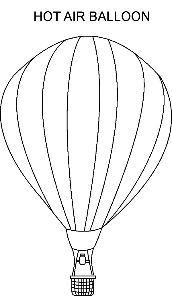 ぬりえページ: 熱気球 (交通機関) #134723 - 無料の印刷可能なぬりえページ