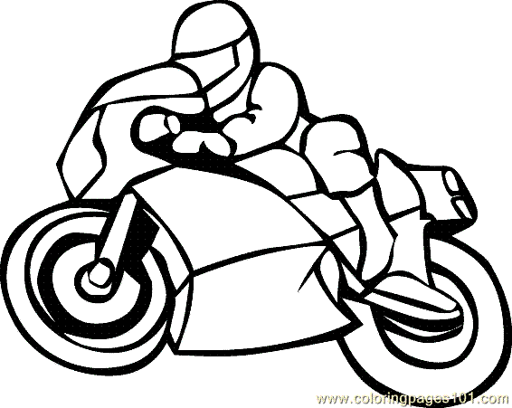 ぬりえページ: バイク (交通機関) #136276 - 無料の印刷可能なぬりえページ